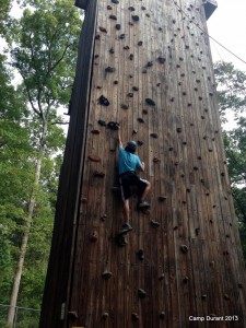 Climbing at Camp Durant Sep. 2013